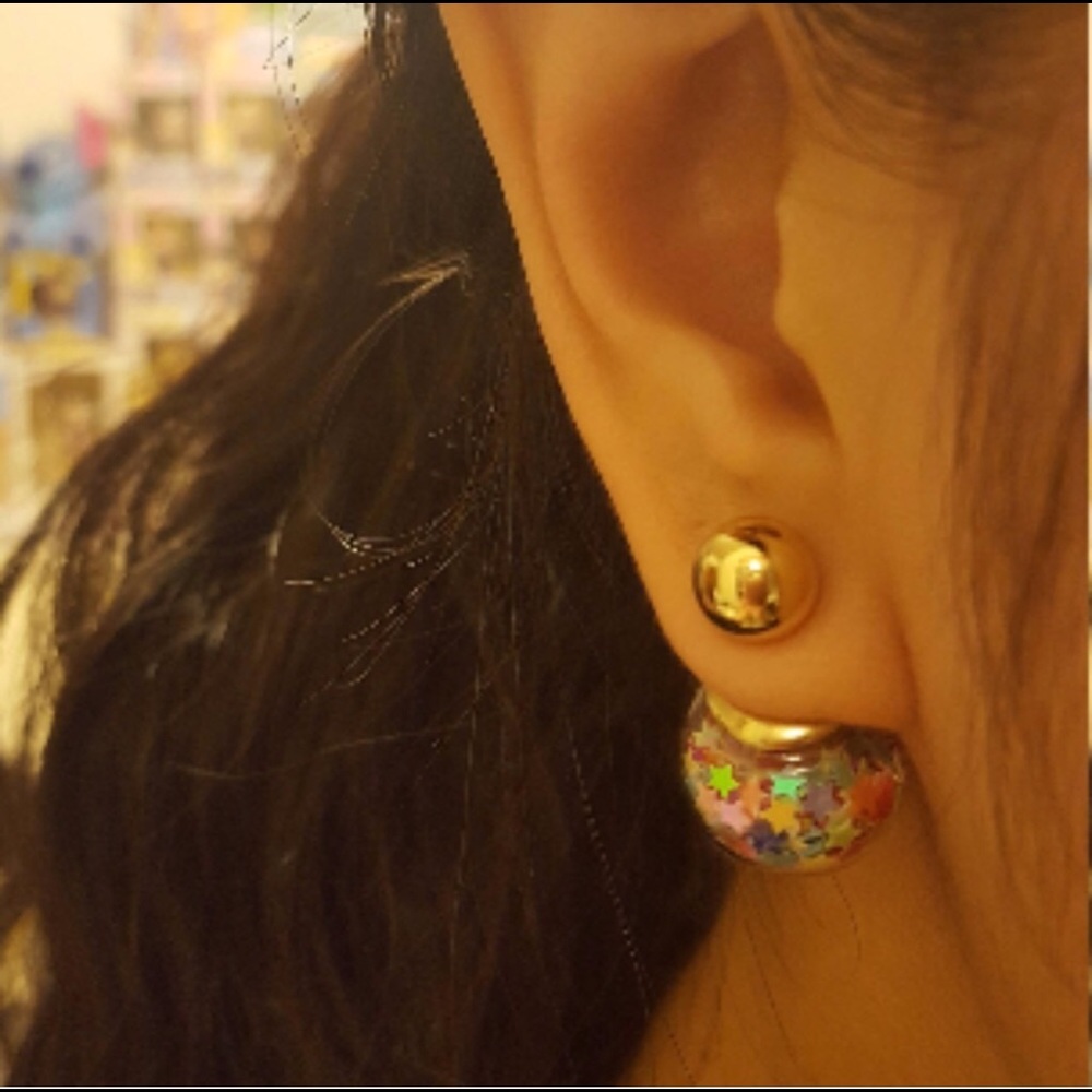 Multicolored earrings - Picture 4 of 6